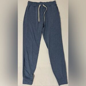 Vuori Performance Joggers Blue Heather XS Athleisure Yoga Gym Lounge Pants